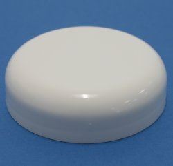 70mm 400 White Smooth Domed Cap with EPE Liner